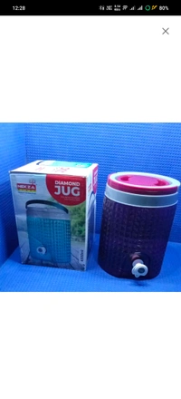 Nekza Diamond cut design plastic water jug to carrying water and other beverages. (4500Ml)
