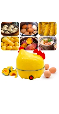 Electric Egg Boiler, Chicken Shaped Egg Kettle / Cooker, Multifunction Fast Egg Kettle Chicken Shaped, Mini Breakfast Machine with Auto Shut-off and (1 Pc)