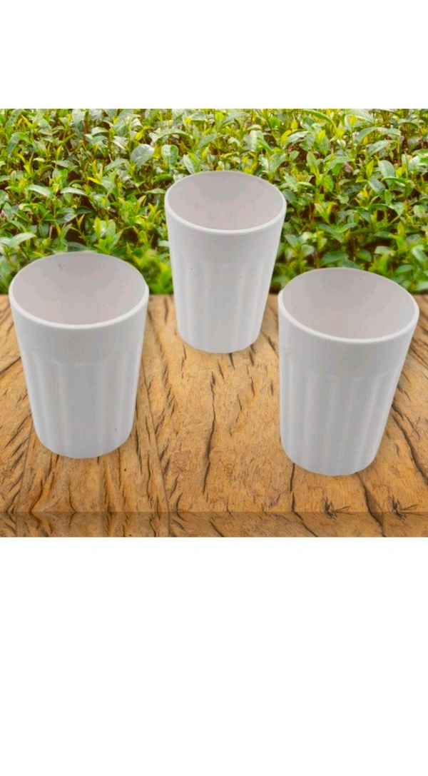 Small Plastic Coffee / Tea Cups / Glass Reusable Plastic Cup Mug Lightweight Microwavable Safe Unbreakable Camping Coffee Mugs for Tea Milk Water Juice Tea (3 Pcs Set)