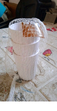 Small Plastic Coffee / Tea Cups / Glass Reusable Plastic Cup Mug Lightweight Microwavable Safe Unbreakable Camping Coffee Mugs for Tea Milk Water Juice Tea (3 Pcs Set)