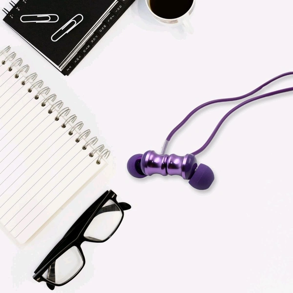 Tecsox Bluetooth Headphone Neckband Sweat Resistant, Magnetic Earbuds (1 Pc)