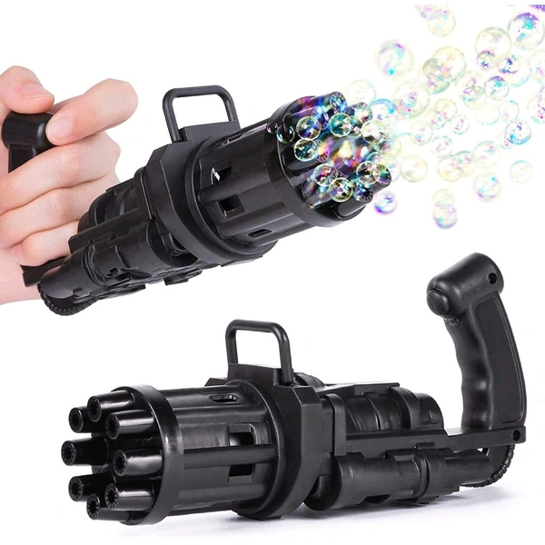 8-Hole battery operated Bubbles Gun Toys for Boys and Girls