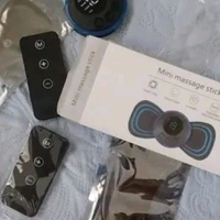 Portable USB Neck Massager Electric Neck Massager, Enhancer Mini Cervical Massager EMS Lymphatic Drainage Massage with Cable