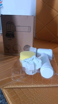 Portable Electric Cleaning Brush with 3 Replaceable Brush Heads (5 In 1) - White