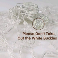 12 STARS CURTAIN STRING LIGHTS, WINDOW CURTAIN LIGHTS WITH 8 FLASHING MODES DECORATION FOR FESTIVALS