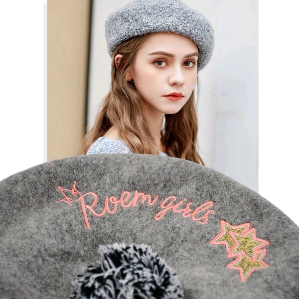 Roam Girls Unisex Beret Winter Cap Hat (1Pc)