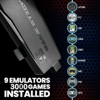 Ashwani Gallery Exclusive Wireless Controller Gamepad with 10,000+ Games, 4k Ultra HD Game Sticks Output, and 2.4GHz Wireless Controller Video Games with 64gb Memory Card (1 Set) - 4K