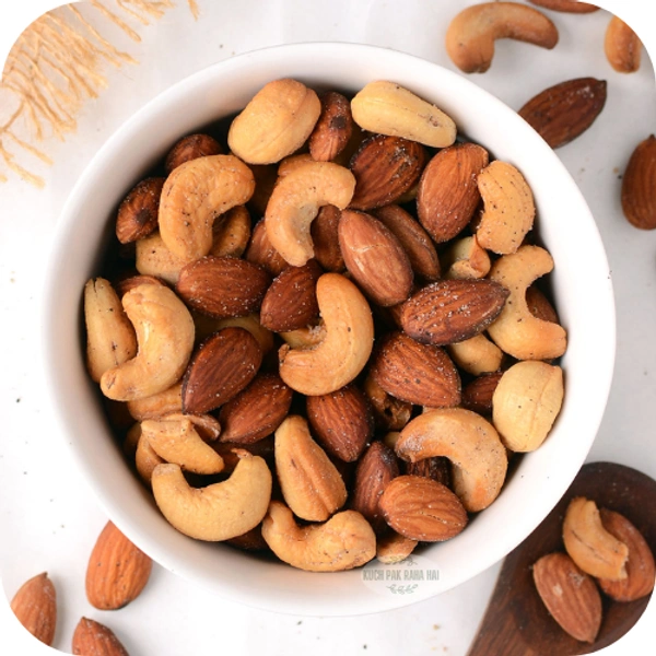 Cashew with Almond - Ghee Roasted Topped with Pepper & Salt - 250 g