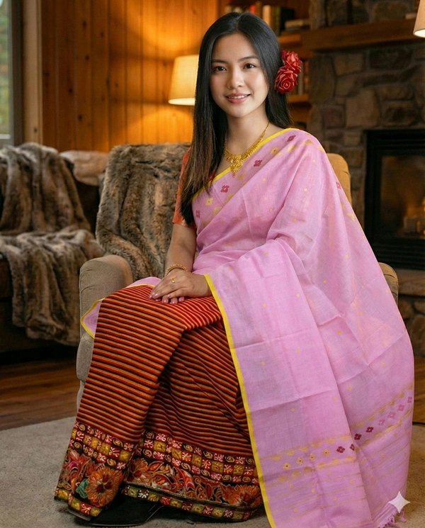 Reshmi Muga Light Pink