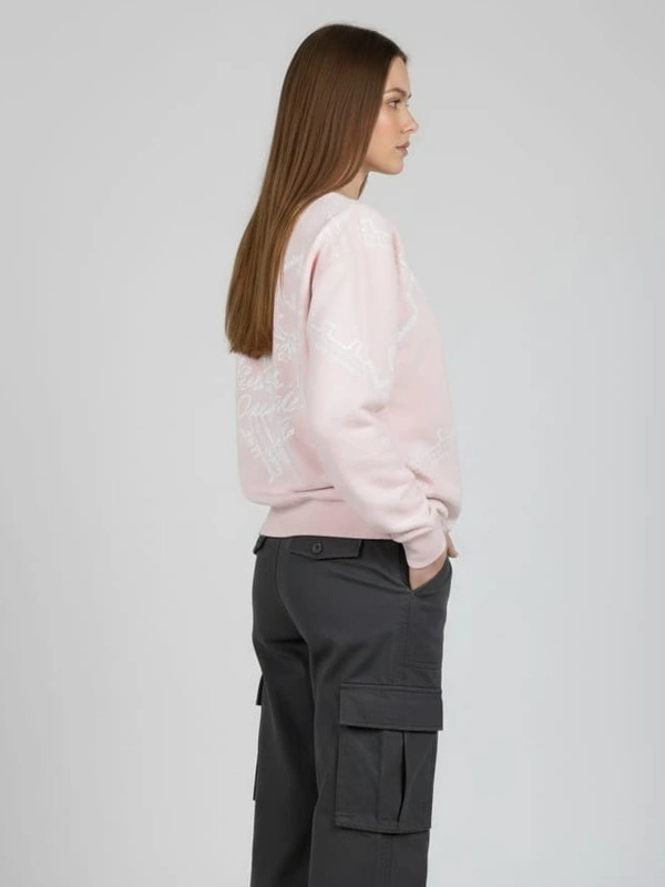 CHEERLEADING QUEEN SWEATSHIRT - S, PINK