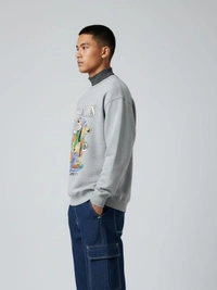 CASUAL SWEATSHIRT - 3XL, GREY