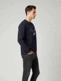 CREWNECK SWEATSHIRT - L, BLACK