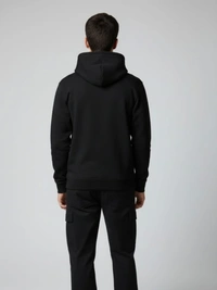PLANE HOODIE BY TRENDZI FOR MEN ,WOMEN - L, BLACK