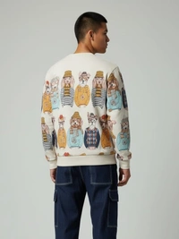 CASUAL SWEATSHIRT - 2XL, MAROON