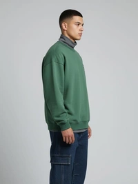 OVERSIZED CREWNECK SWEATSHIRT - XL, GREEN