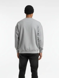 CASUAL SWEATSHIRT - 3XL, GREY