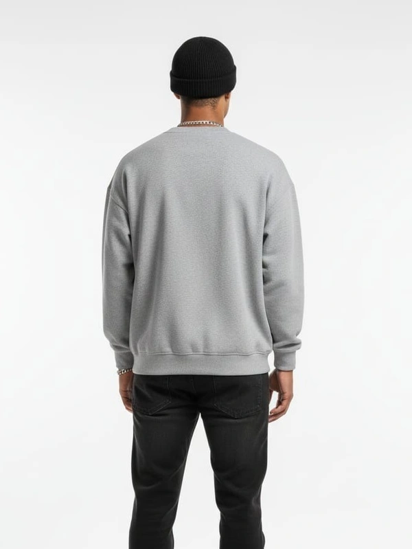 CASUAL SWEATSHIRT - 3XL, GREY