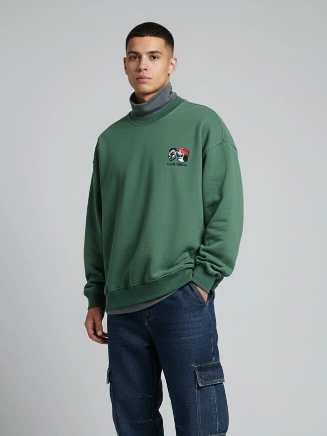 OVERSIZED CREWNECK SWEATSHIRT
