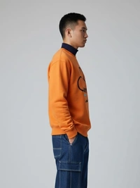 CREWNECK SWEATSHIRT - 3XL, BRIGHT ORANGE