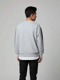 GREY CREWNECK SWEATSHIRT - XL, GREY