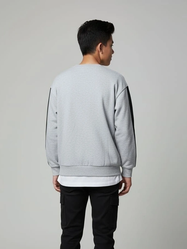 GREY CREWNECK SWEATSHIRT - XL, GREY