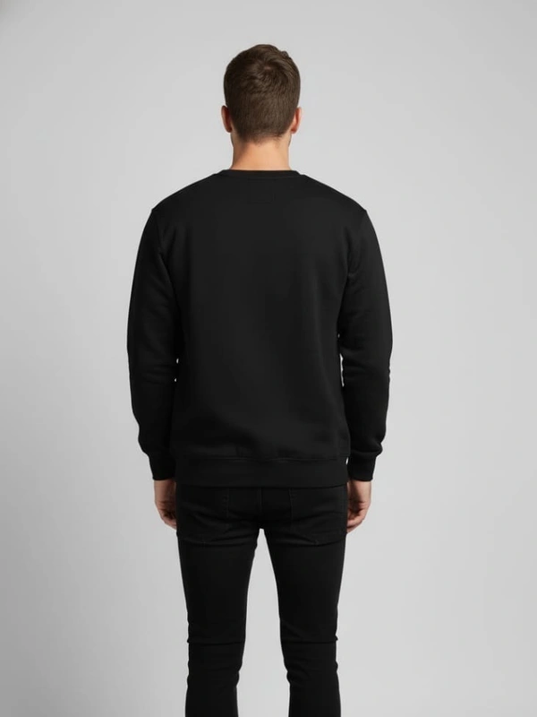 SWEATSHIRT FOR WINTER BY TRENDZI - XL, BLACK