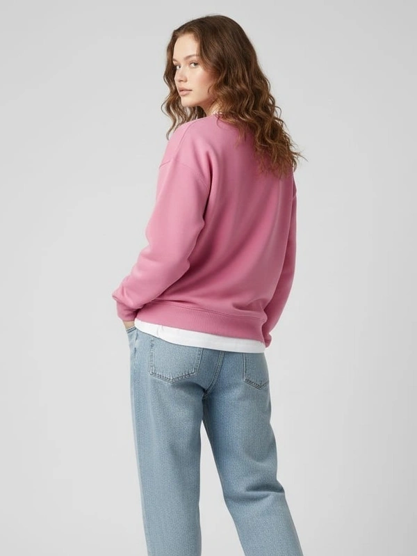 KISS ONE FRENCH BULLDOG SWEATSHIRT - M, PINK