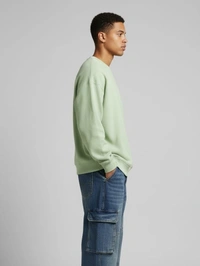 BAGGY SWEATSHIRT - M, LIGHT GREEN
