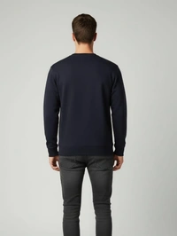CREWNECK SWEATSHIRT - L, BLACK