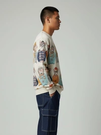 CASUAL SWEATSHIRT - 2XL, MAROON