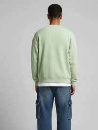 BAGGY SWEATSHIRT - M, LIGHT GREEN
