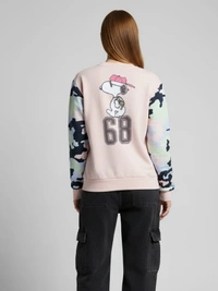 PINK SNOOPY PEANUTS CUTE SEATSHIRT - S, PINK