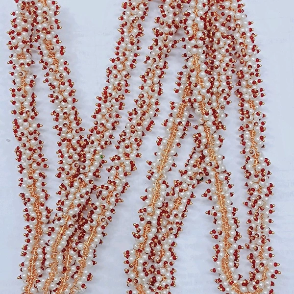 Gold Plated 3.Mm Maroon Kidiya Semi