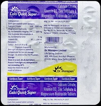 Dr Morepen Calciquick Super Tablet - Strip of 15 Tablets