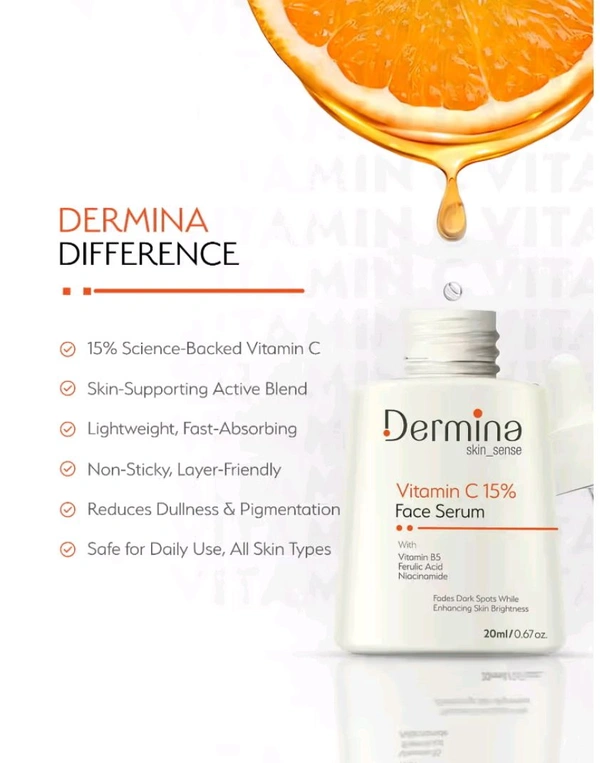 Curetech Skincare Dermina Vitamin C Serum - 20ml