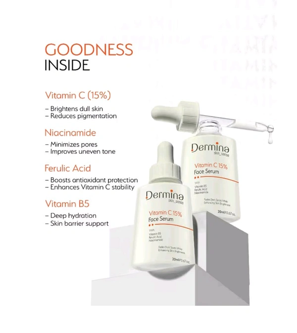 Curetech Skincare Dermina Vitamin C Serum - 20ml