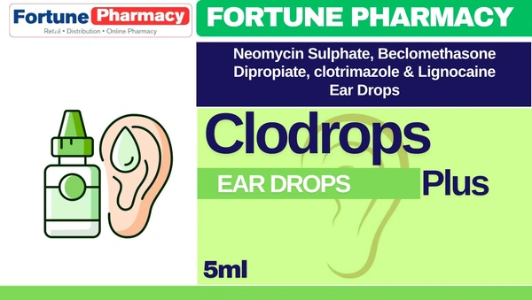 Clodrops Plus Ear Drops
