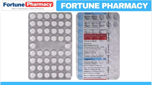 Abbott Sorbitrate 5 Tablet - 50 Tablets Strip