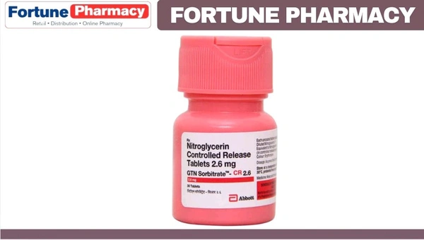 Abbott GTN Sorbitrate CR 2.6 Tablet - 30 Tablets in Bottle