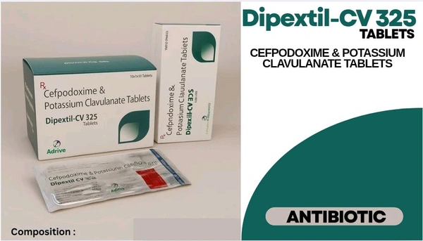 Adrive Pharma Dipextil CV 325 - 10 Tablets Strip