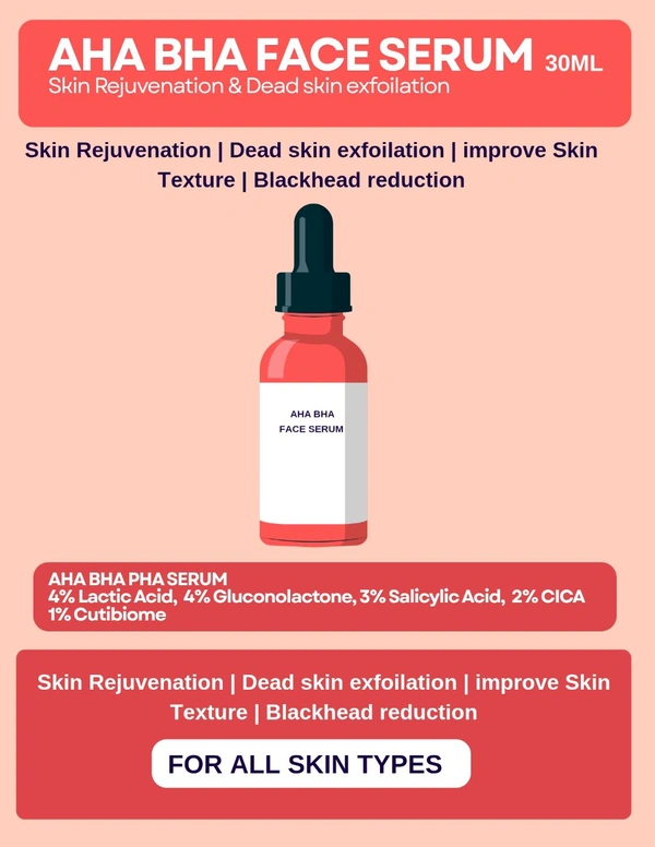 AHA BHA Face Serum - 30ml