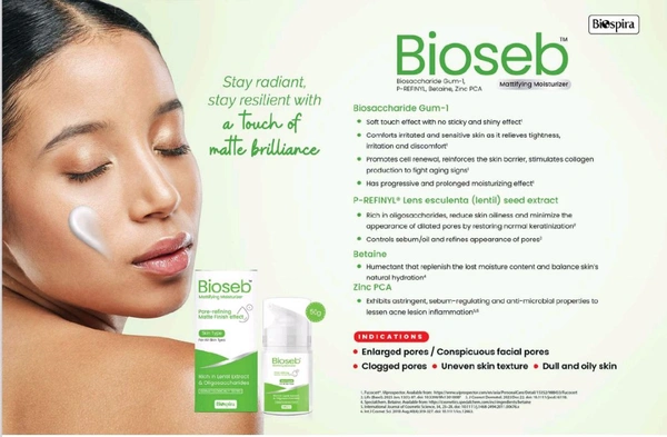 Bioseb Mattifying Moisturiser - 50g