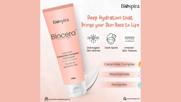 Biospira Biocera Ceramide Moisturizer Cream - 100ml