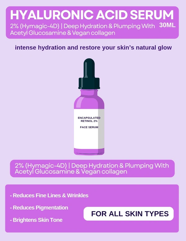 Hyaluronic Acid Face Serum - 30ml