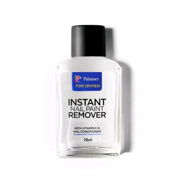 Eenfnety ™ Nail Paint Remover PCENFNPR01 , 28ml - Moisturizing, Acetone Free, with Vitamin E & Glycerin for Nourished, Stain Free Nails - Quick, Effective, Gentle Nail Polish Remover for All Types of Nail Polish