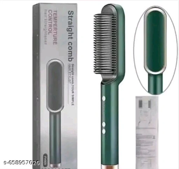 Salon Style Straightener | Hair Smoothing Comb | Fast Heating Technology – Premium Hair Styler for Women & Men