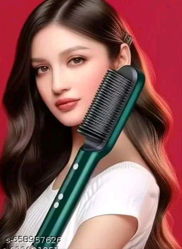 Salon Style Straightener | Hair Smoothing Comb | Fast Heating Technology – Premium Hair Styler for Women & Men