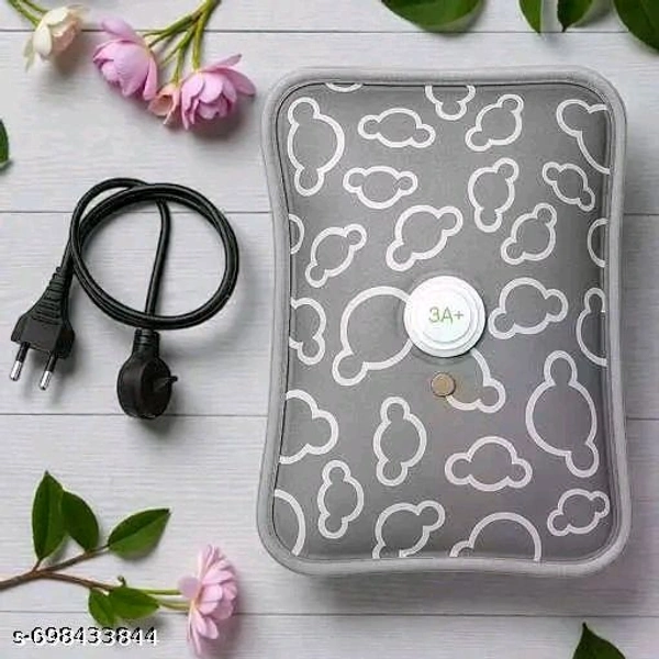 Electric Fur Velvet heating bag, hot water bag, Heating Pad, Electrical Hot,Warm Water Bag, Heat Bag with Gel for Period, - Type 3