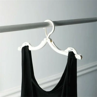 Portable & Foldable Multicolor Plastic Hangers (2pc)