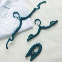 Portable & Foldable Multicolor Plastic Hangers (2pc)